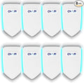 8Pack Air Ionizer for Home Negative Ion Air Purifier Plug In, Mini Filterless by QWUE