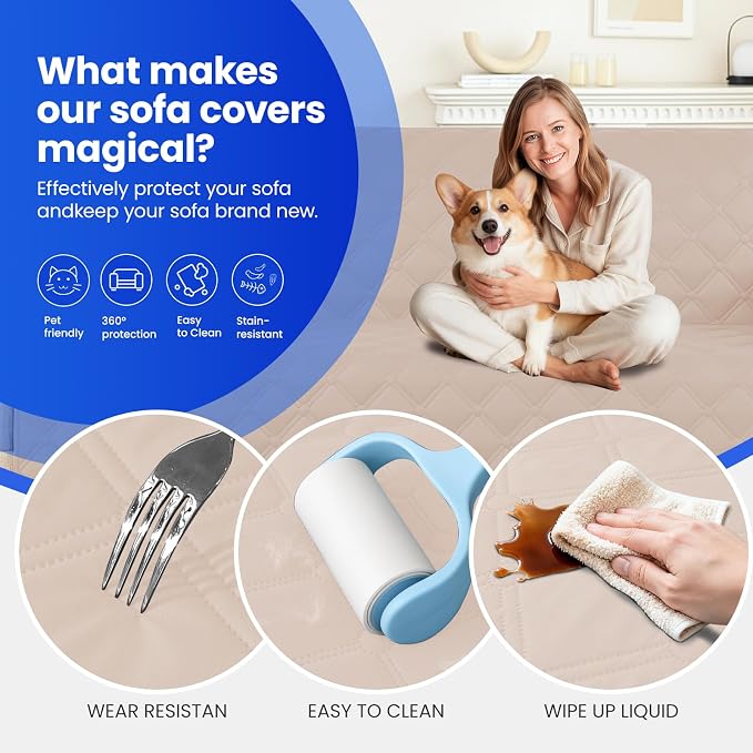 Waterproof Dog Blanket, Non-Slip Soft Pet Bed Cover, Couch Cover - Image 6