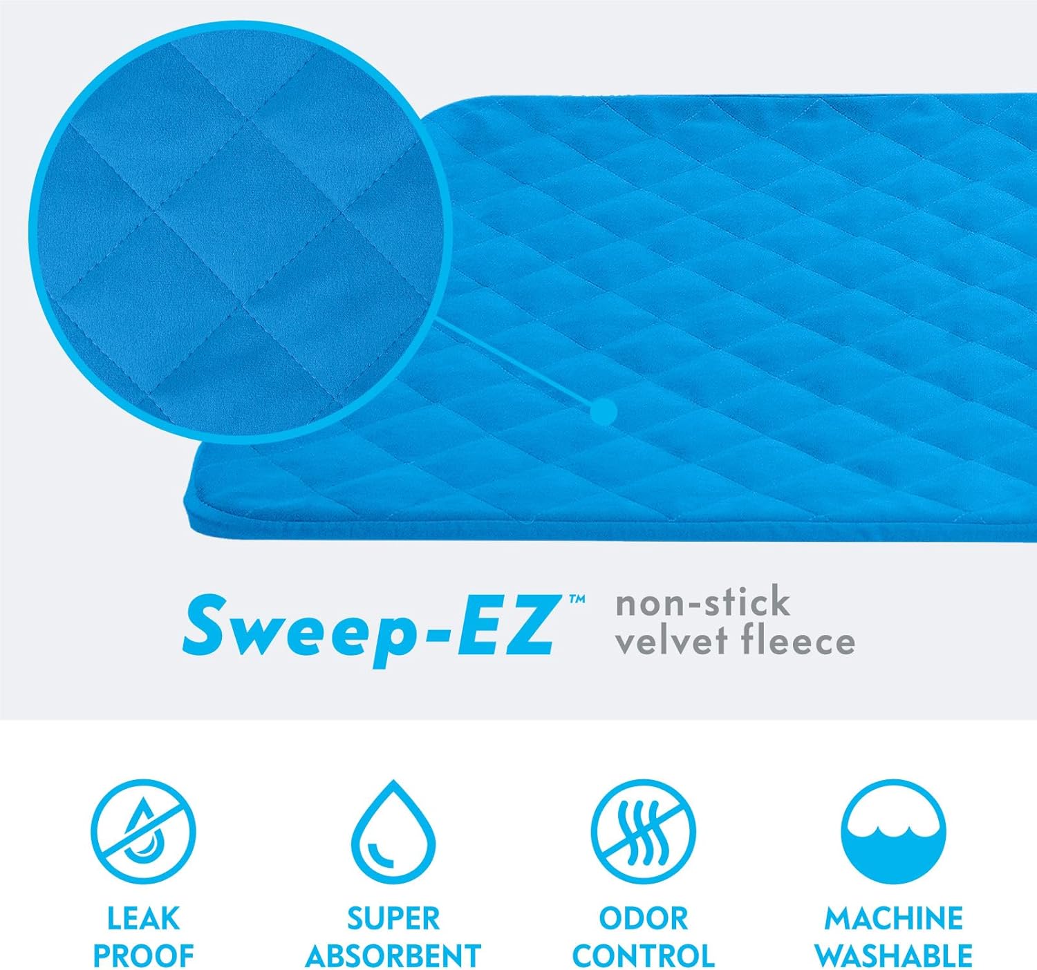 Paw Inspired Fitted Fleece Liners for Ferret Nation, Critter Nation Cage for Ferrets, Rats, Chinchillas, Hedgehogs & Other Small Animals (Blue, Double Unit Combo)