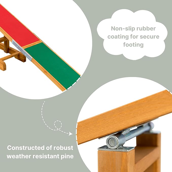 TRIXIE Agility Dog Seesaw with Contact Zones | Teeter Totter, Agility at Home - Image 4