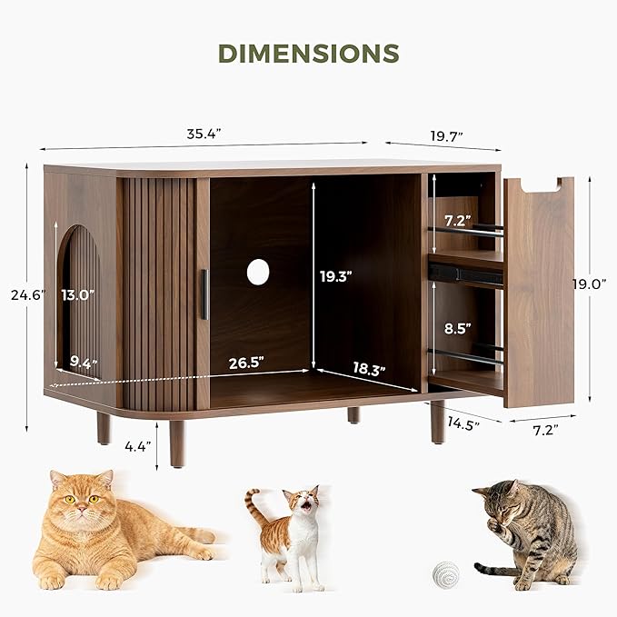 IRONCK Cat Litter Box Enclosure - Image 2