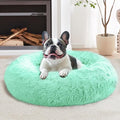 JOLLYVOGUE Calming Dog Bed Medium Size Dog, 31in Donut Washable Medium Pet Bed by JOLLYVOGUE