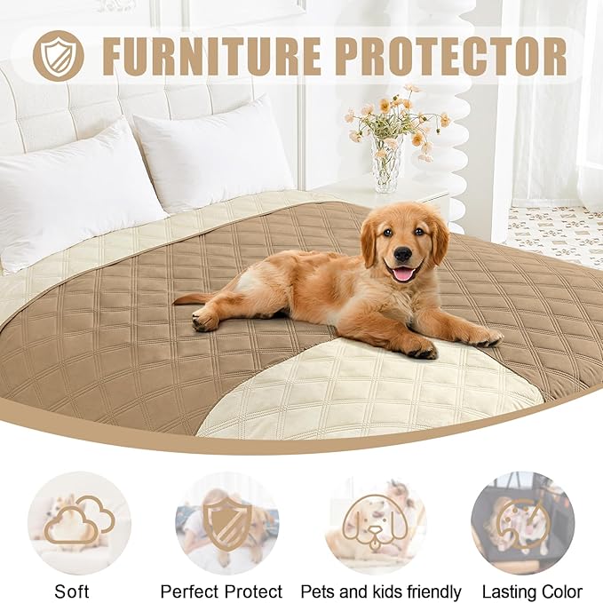 Smiry Waterproof Dog Bed Cover Blanket 30x70, Soft Reversible Pet Blanket - Image 8