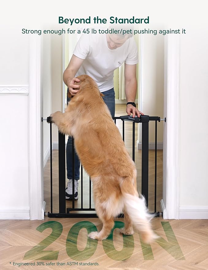 Babelio Baby Gate, 29-43" Auto-Close Easy Install Pet Gate, PressGuard P7 Extra - Image 3