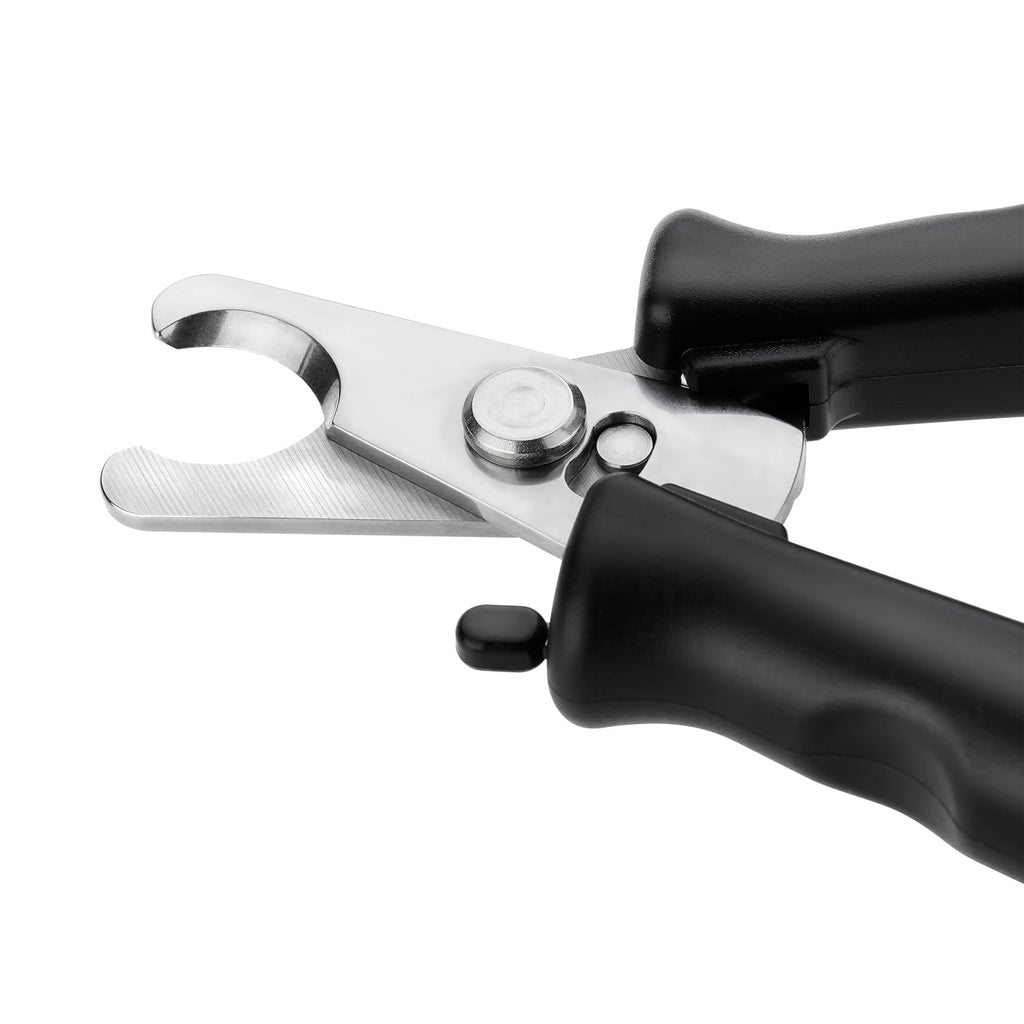 Tweezerman Large Nail Clippers for Dogs & Cats, Manual Professional Cat & Dog Nail Trimmer with Ergonomic Handle