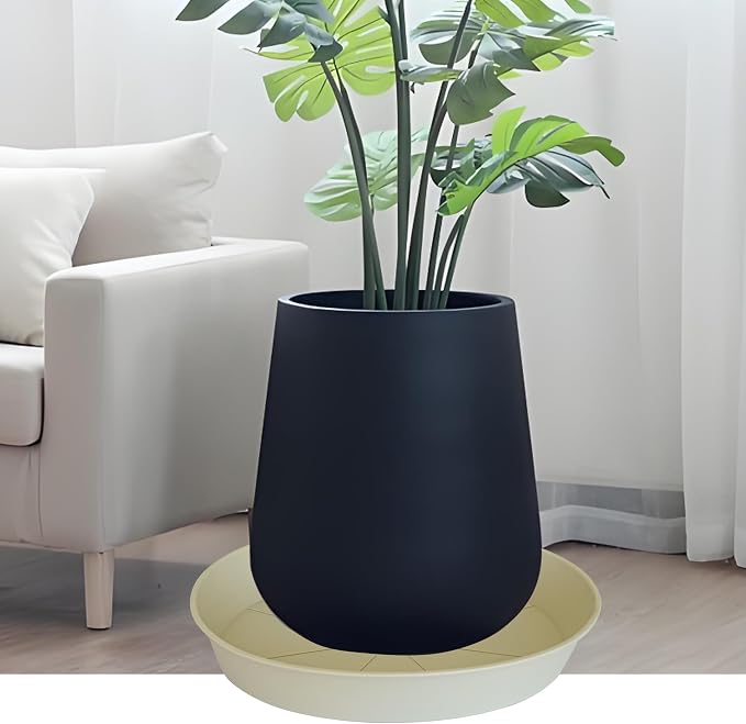 2 Pack of 20 21 inch Plant Saucer Round, Deep Plant Saucers - Image 2