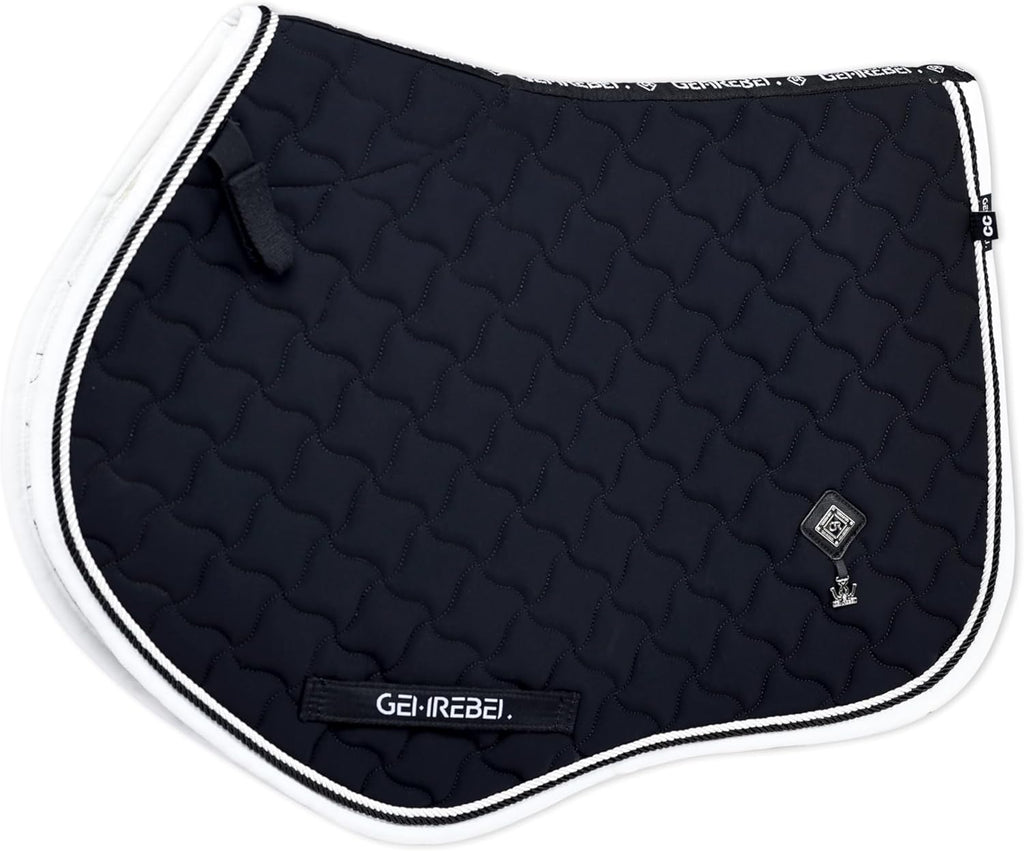 Close Contact Non-Slip Design Horse Riding Pad Moisture-Wicking Shock Absorbing English Saddle Pad for Horses