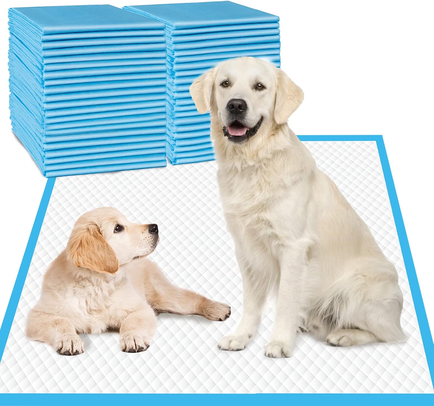 Dog Pee Pads Extra Large, 36"x36" Puppy Pads for Training, Leak-Proof Pee Pads for Dogs, Super Absorbent Puppy Potty Pads, Disposable Pet Pads for Puppies, Cats, Rabbits (30-Count)