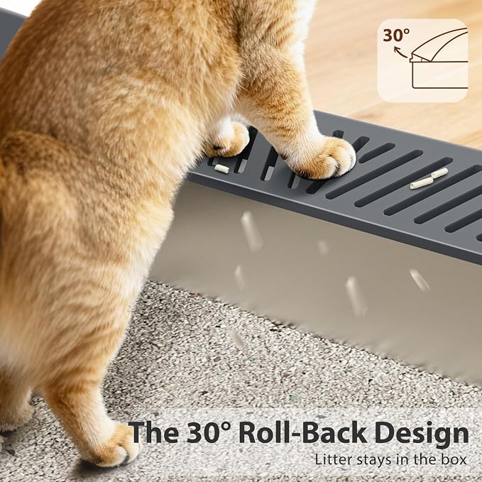 AIPERRO Stainless Steel Litter Box | Metal Kitty Litter Box - Image 6
