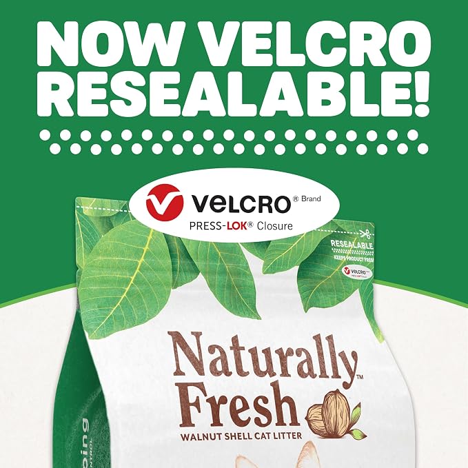 Naturally Fresh Cat Litter Made from Walnut Shells, Quick-Clumping, Easy - Image 2