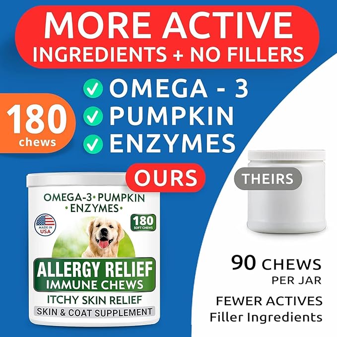 BARK&SPARK Dog Allergy Relief Soft Chews - Image 3