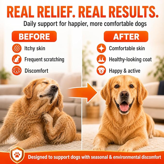 Dog Allergy Chews 200ct – Itchy Skin Relief - Image 6