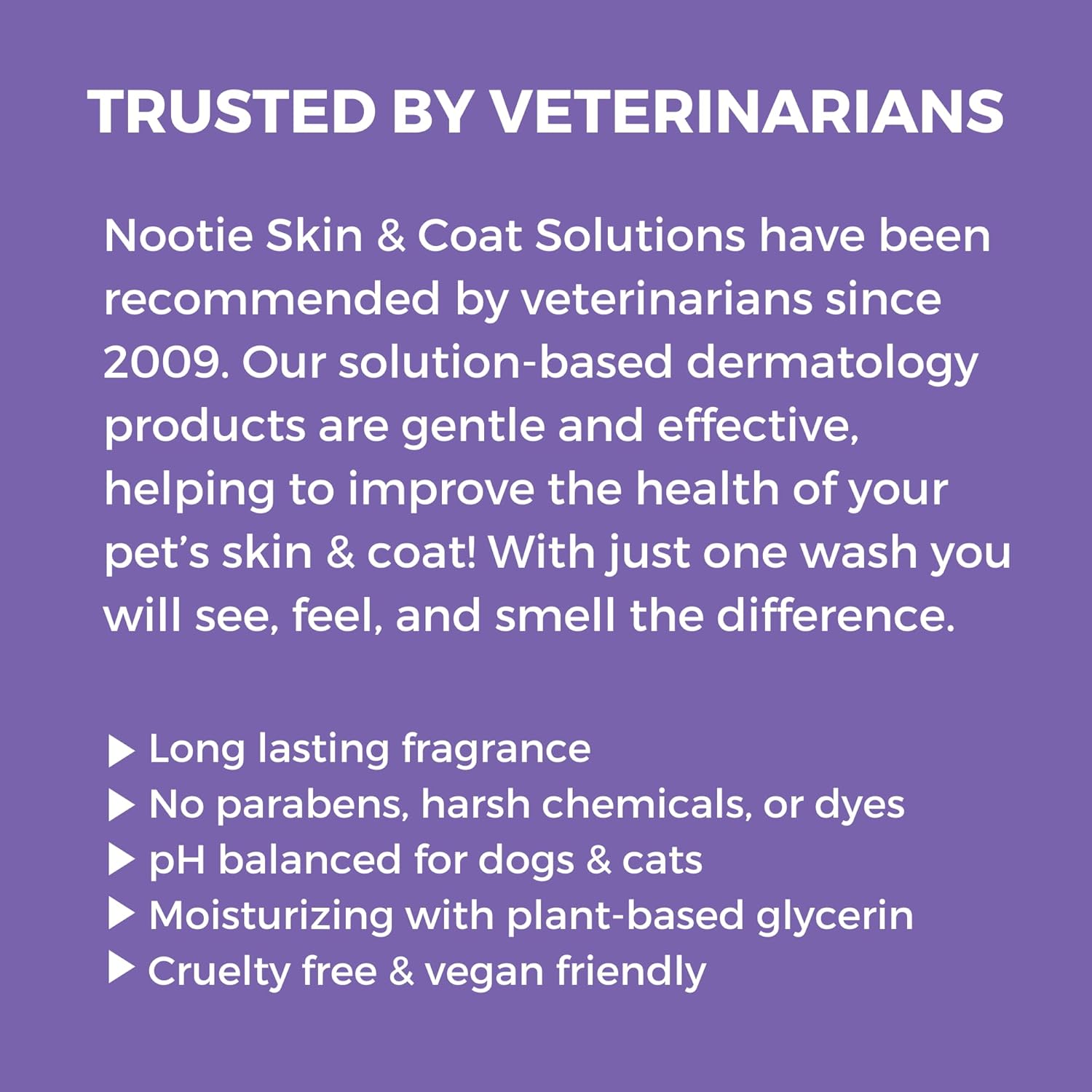 Nootie - Pet Shampoo for Sensitive Skin - Revitalizes Dry Skin & Coat - Natural Ingredients - Gentle Dog Shampoo - Cleans & Conditions 16 oz