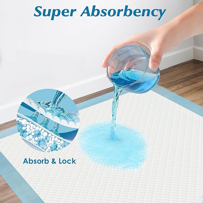 50 Count 36" x 36" Super Absorbency Disposable Underpads - Image 3