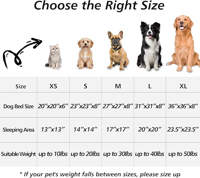 JOLLYVOGUE Calming Dog Beds Large Sized Dog, 36in Donut Washable Large Pet Bed - Image 7