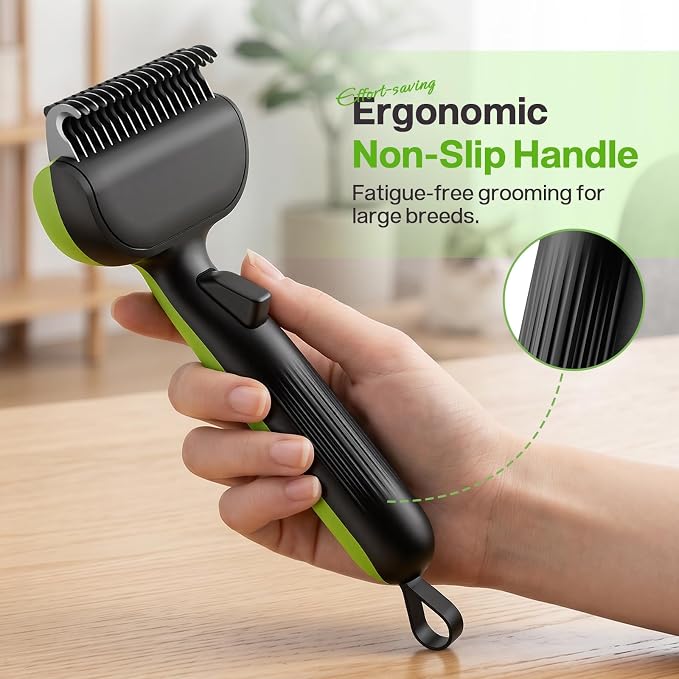 Pecute Self-Cleaning Undercoat Rake - Image 7