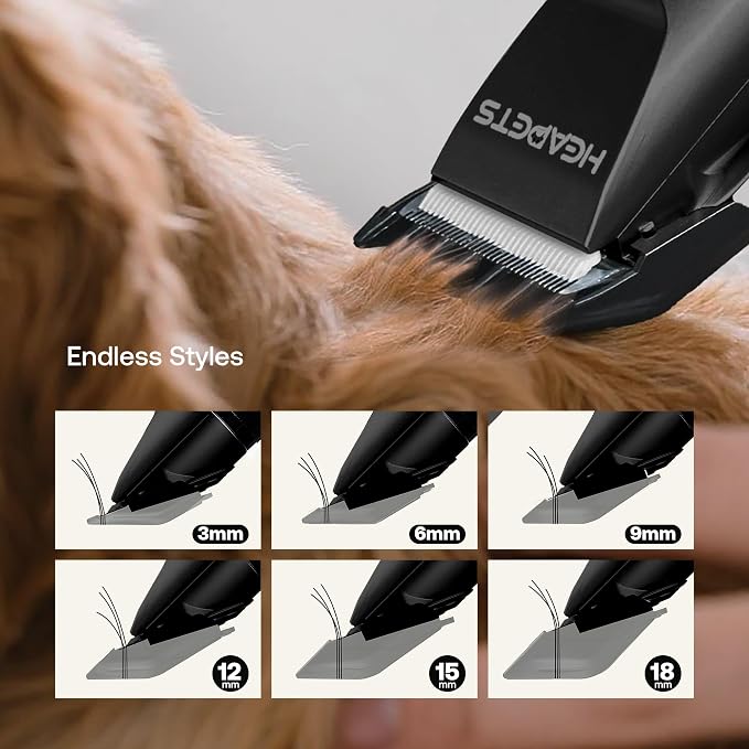 HEAPETS Dog Hair Clippers for Grooming Kit and Dog Paw Trimmer Nail Grinder for - Image 7