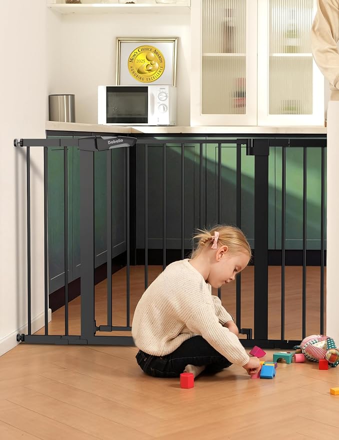 Babelio Baby Gate, 29-43" Auto-Close Easy Install Pet Gate, PressGuard P7 Extra - Image 2