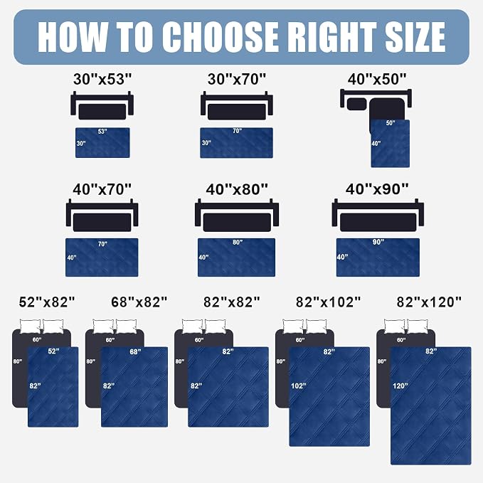 Smiry Waterproof Dog Bed Cover Blanket 52x82, Soft Reversible Pet Blanket - Image 6