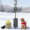 Dog Waste Station Outdoor, Pet Waste Disposal Station Rustproof Aluminum by MetaTeel