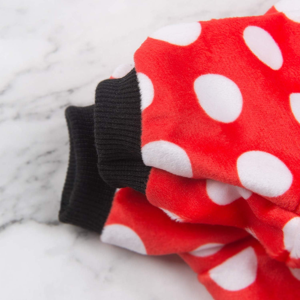 CuteBone Dog Halloween Pajamas Puppy Onesies Small Dogs Soft Pjs Coat Cat Apparel Comfy Pet Christmas Clothes Outfit Doggie Bodysuit P65XS