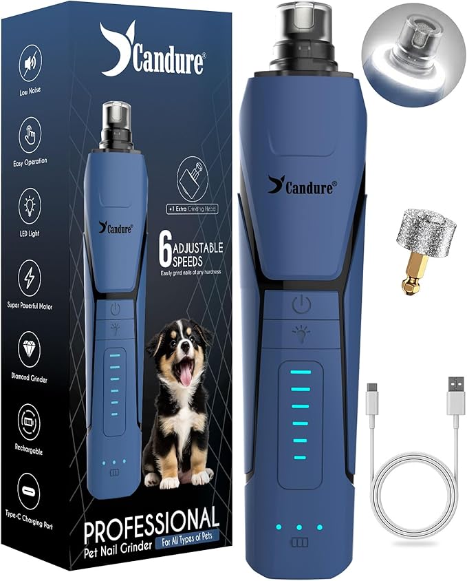 Candure Dog Nail Clipper with LED Light by Candure
