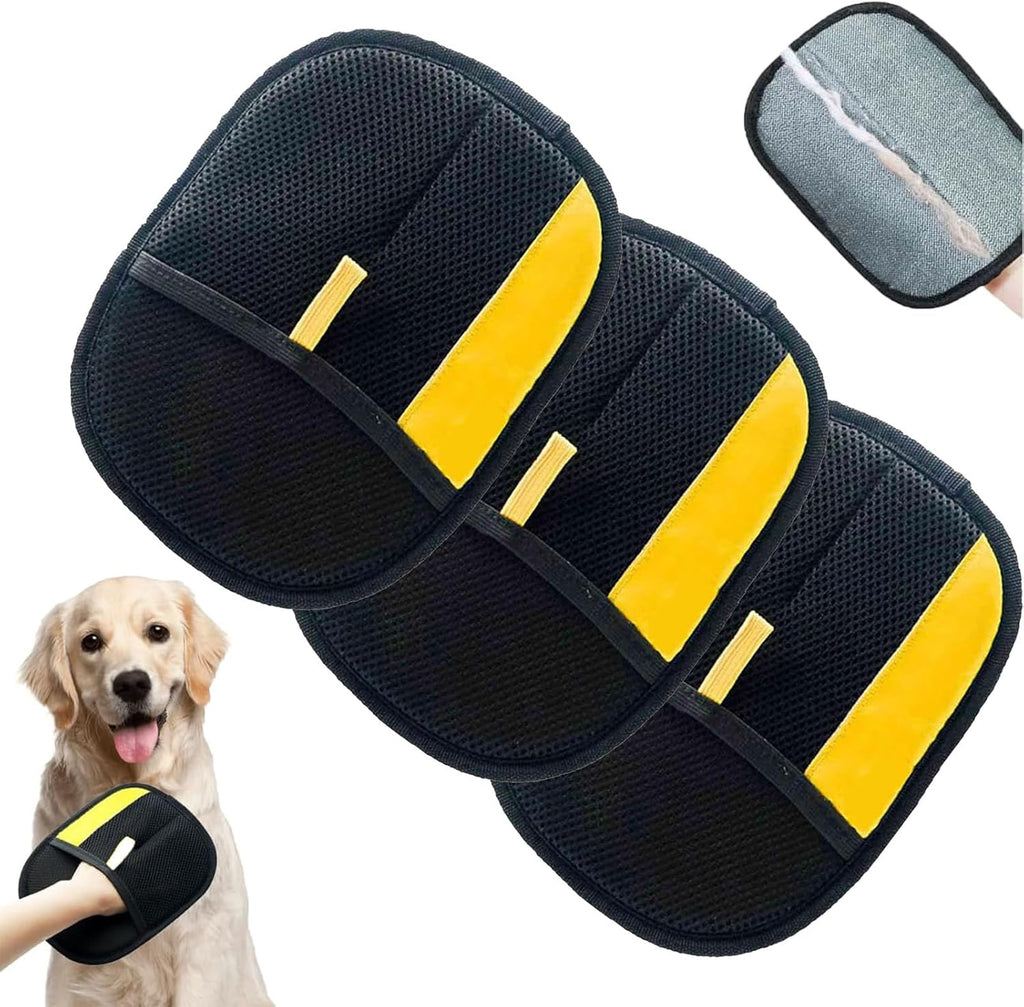 Pet Hair Removal Glove,Kivori Pet Grooming Gloves,Cat Grooming for Hair Removal,Versatile Reusable Pet Hair Remover Glove