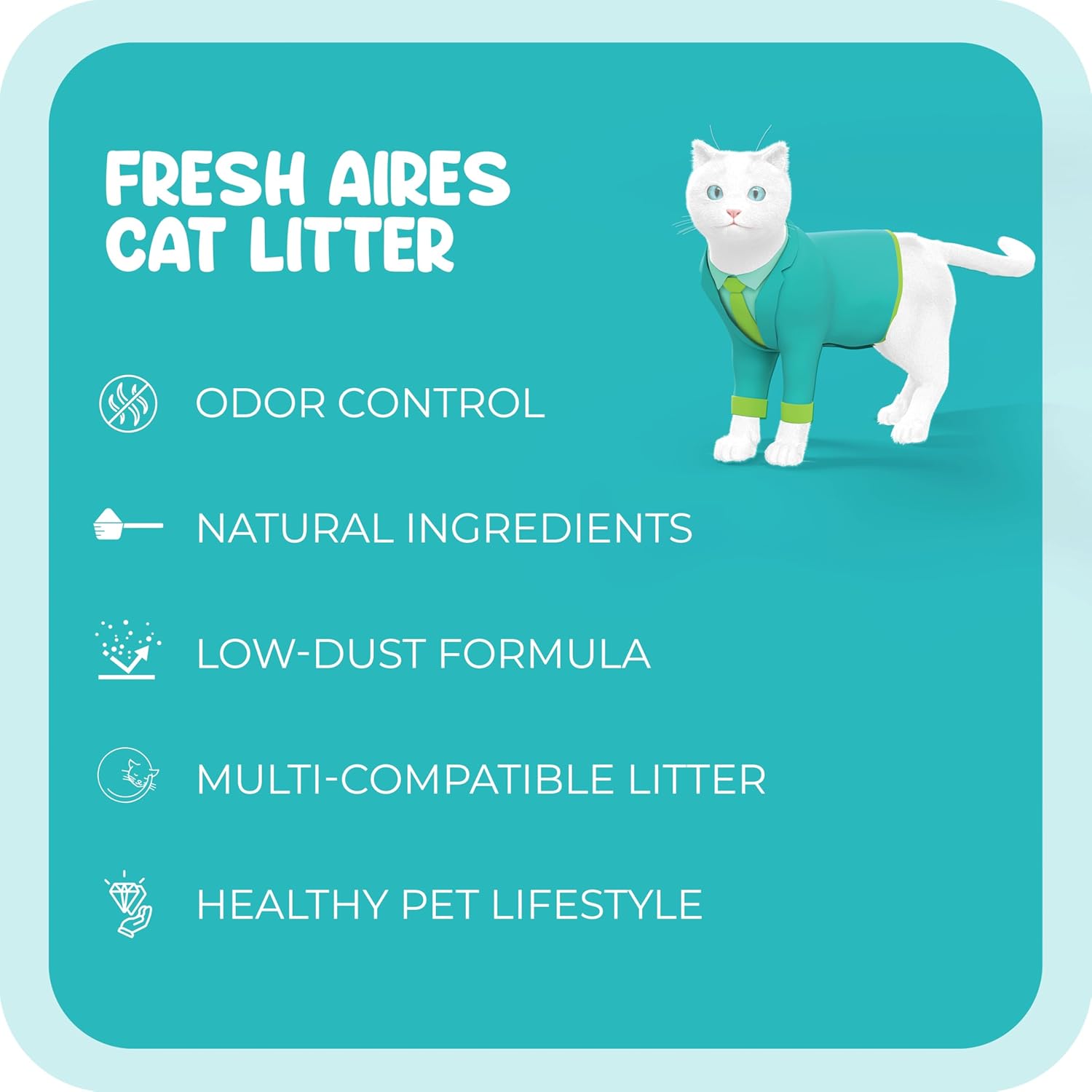 Silica Crystal Cat Litter – Unscented, Lightweight, Non-Clumping, Low Dust & Tracking, Long-Lasting Odor Control for Cats and Kittens – 6 lb Bag of Crystal Litter