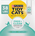 Purina Tidy Cats Free and Clean Unscented Clumping Cat Litter - 38 lb. Box by PurinaTidyCatsLitter