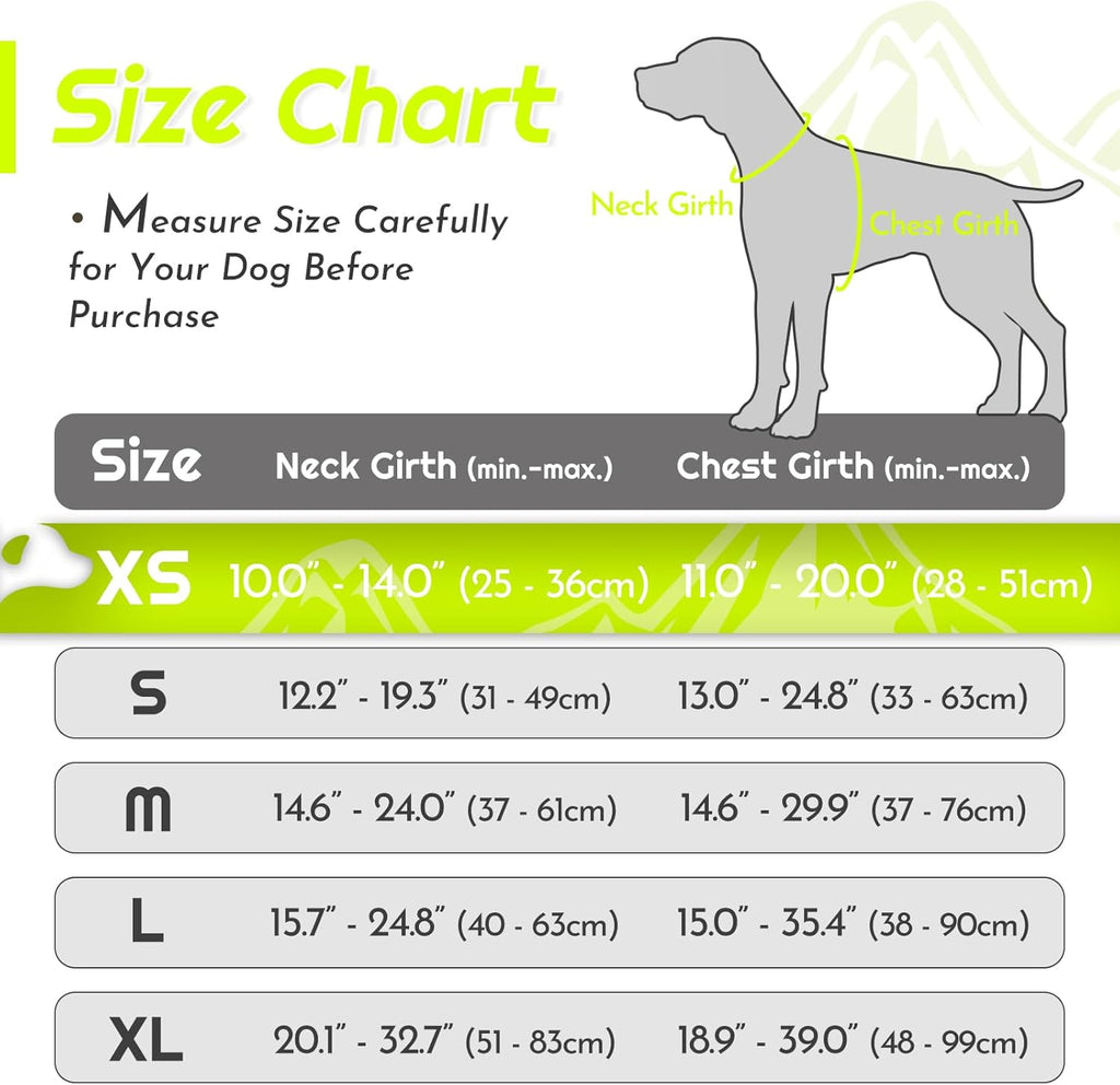 Eagloo Small Dog Harness No Pull, Service Vest with Reflective Strips and Control Handle, Adjustable and Comfortable for Walking, No Choke Pet Harness with 2 Metal Rings, Green, XS