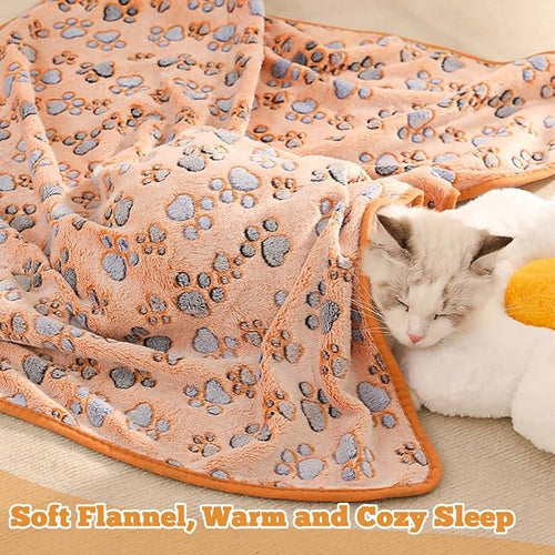 18 Pcs Dog Blankets for Small Dogs Washable Soft Fluffy Fleece Puppy Blankets - Image 2