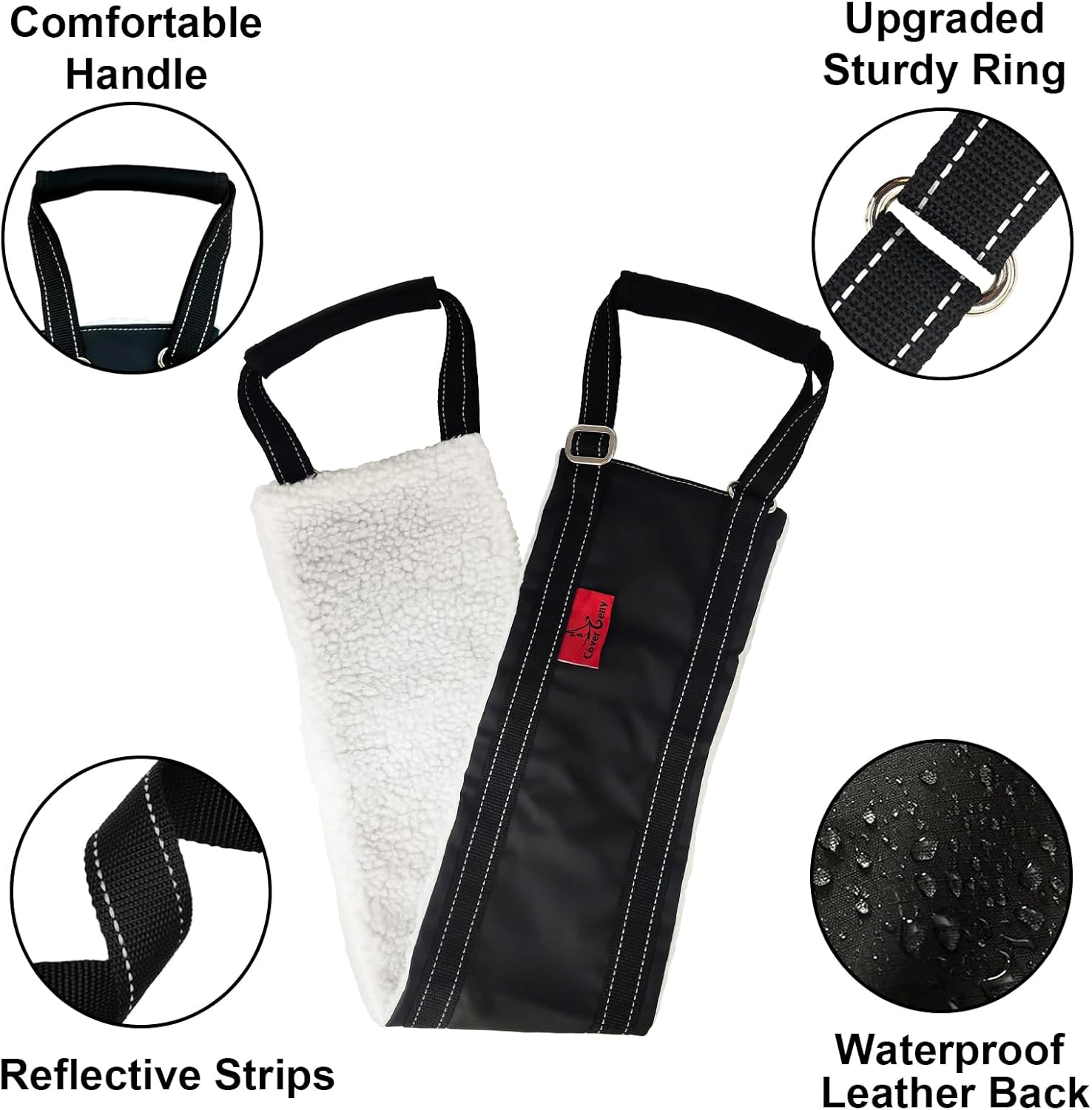 Dog Lift Harness - Adjustable Sling for Rear Legs with Soft Support for Senior, Injured, Disabled Dogs After ACL Surgery - Helping Pets with Canine Aid and Rehab Support (M)