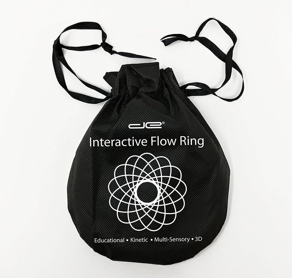 Digital Energy Kinetic Educational Spring Toy - Multi Sensory Interactive 3D Shaped Flow Ring (Royal Blue)