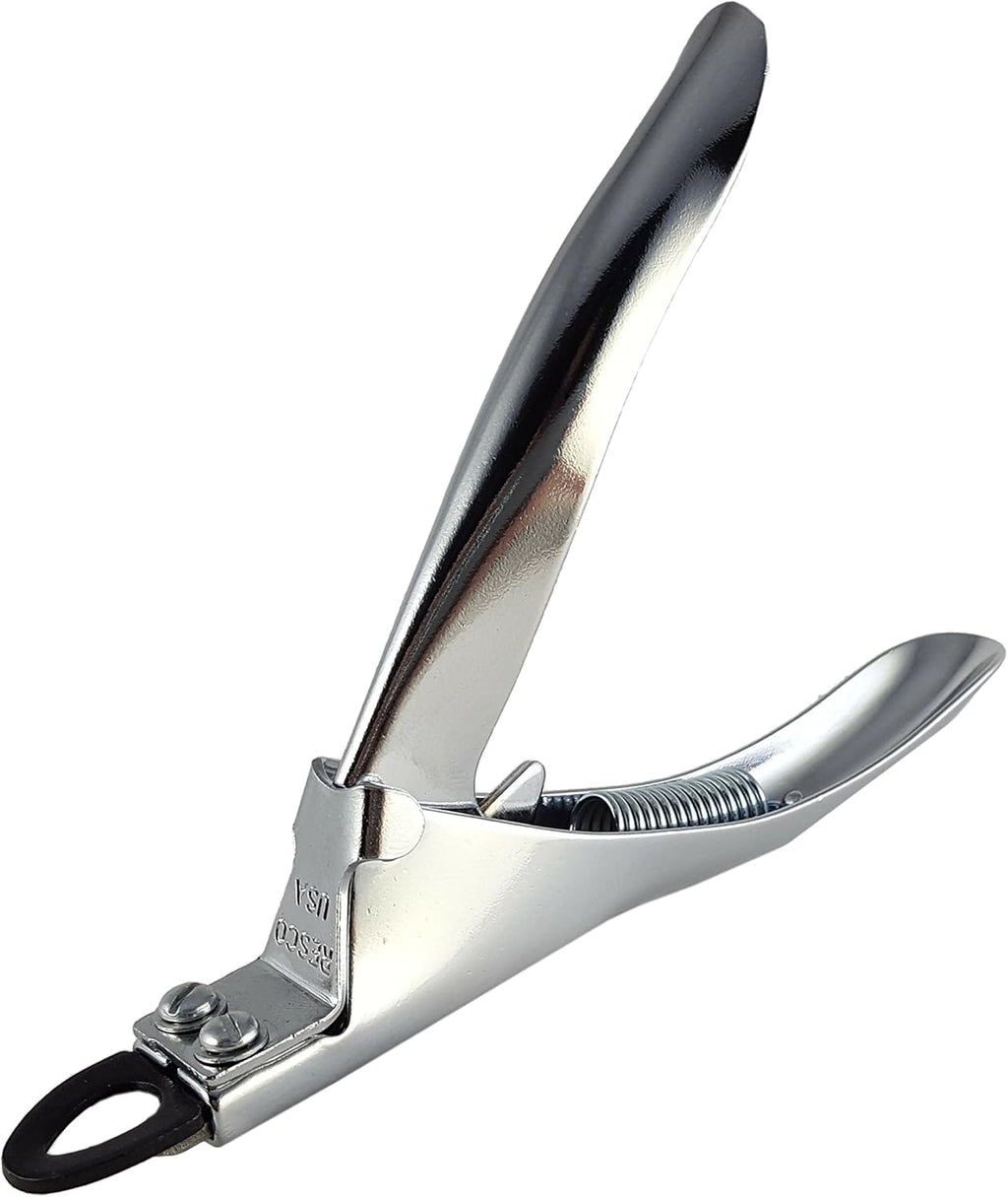 Resco Original Deluxe Dog, Cat, and Pet Nail/Claw Clippers. Best USA-Made Trimmer, More Colors & Sizes, Tiny, Chrome