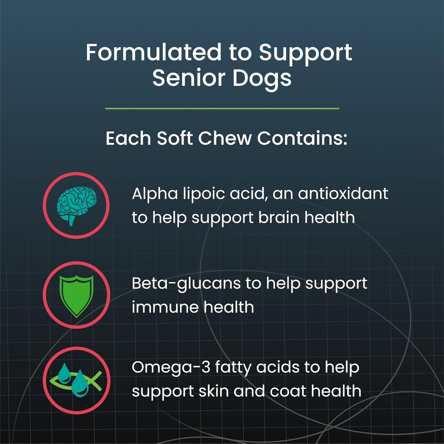 Nutramax Dasuquin Joint Health Supplement for Large Senior Dogs – for Immune Support, Skin & Coat Health, and Brain Health, 84 Soft Chews
