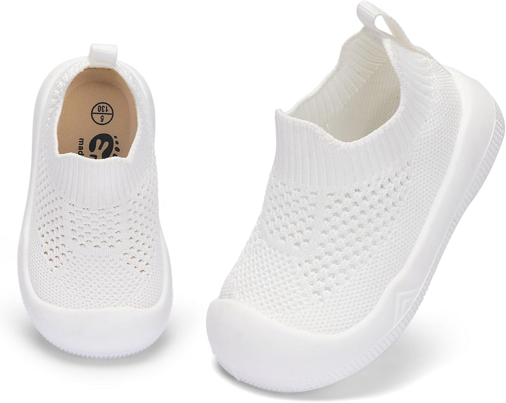 Engtoy Baby Shoes & Socks - Non-Slip Breathable Slippers with Soft Rubber Sole - Baby Boys & Girls Slip On Sneakers