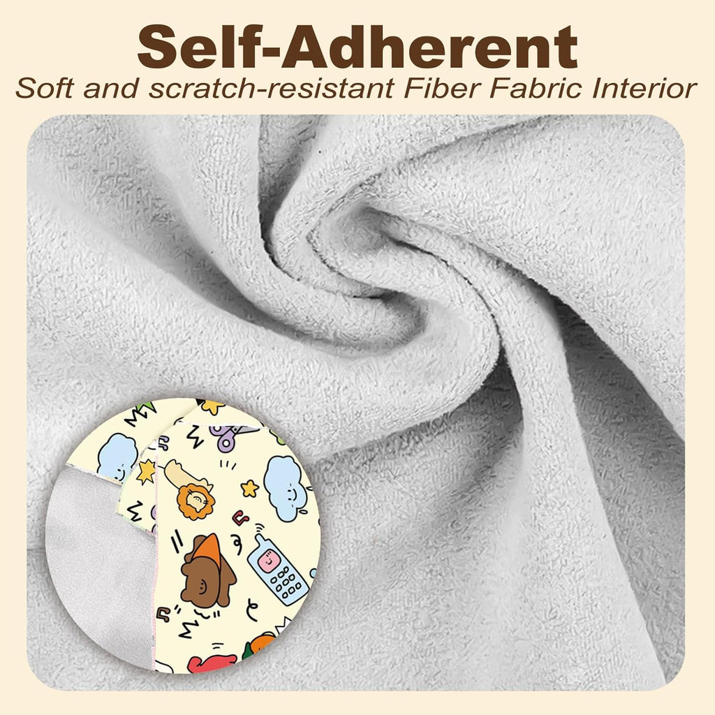 Cat Grooming Wrap, [XXL] Cat Restraint Wrap for Nail Clipping, Ear Cleaning, and Teeth Brushing, Self-Adherent, Anti-Bite, Anti-Scratch, Anti Scratch
