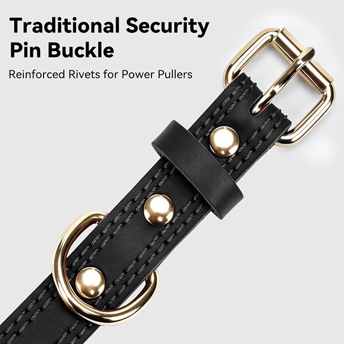 Joytale Genuine Leather Dog Collar - Image 5