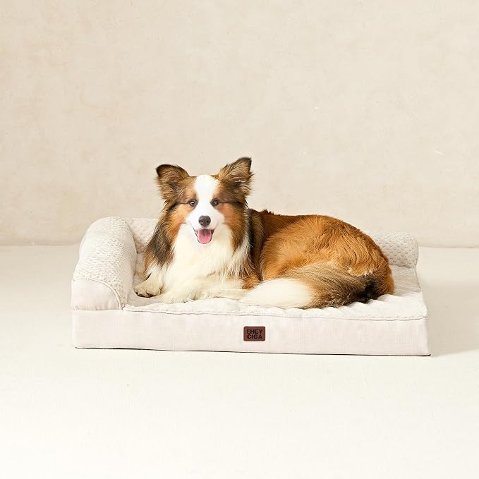 EHEYCIGA Memory Foam Dog Bed Large Size Dogs, Orthopedic Dog Bed Large - Image 8