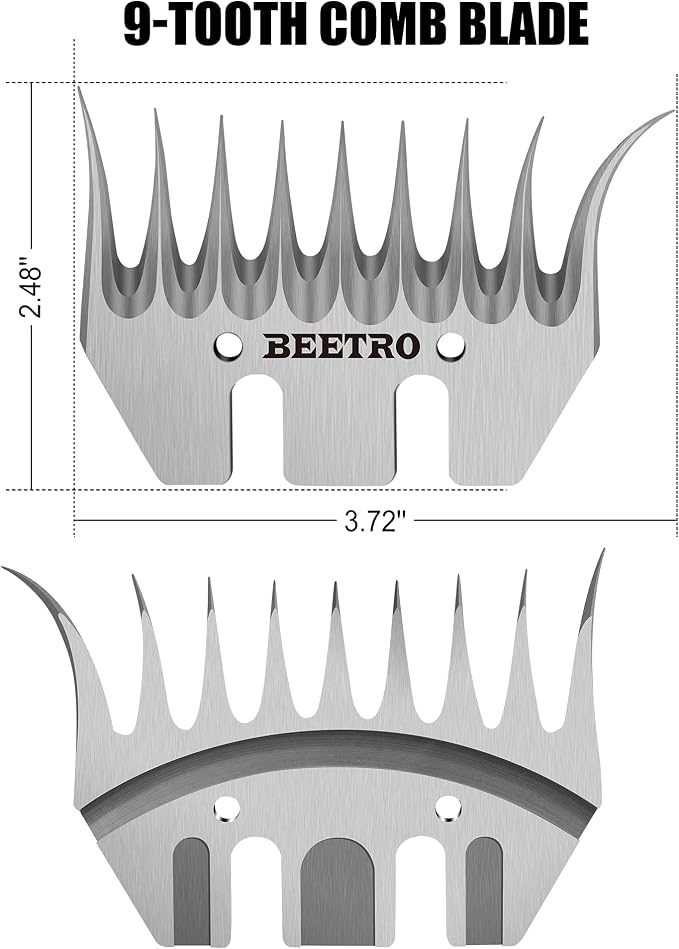 BEETRO 500W Electric Professional Sheep Shears, Animal Grooming Clippers - Image 7