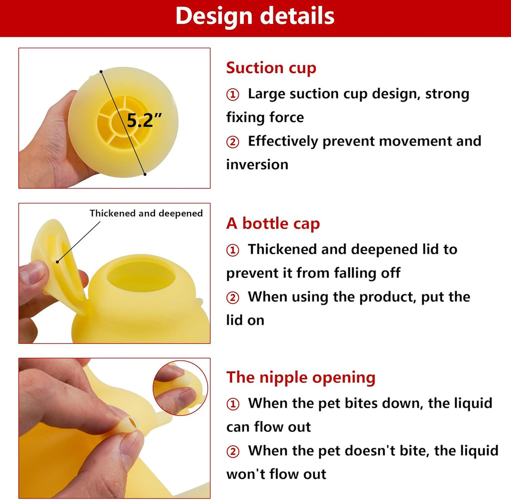 Puppy Bottle, Kitten Bottle, Multiple Puppy Kitten (Yellow)