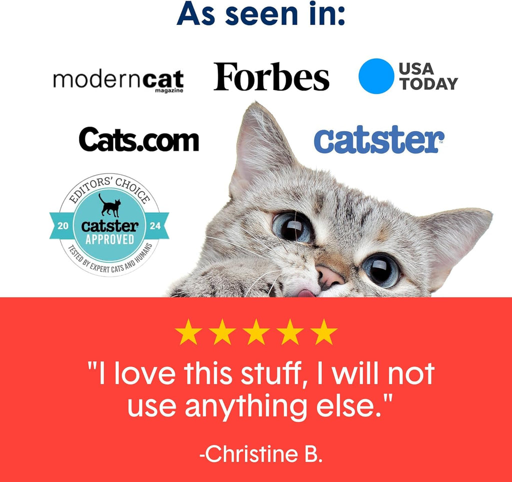 Boxie® Extra Strength 35 Day Odour Control Clumping Clay Cat & Kitty Litter 28lb, 99.9% Dust-Free, Probiotic Formula, Long-Lasting, Veterinarian Approved, Easy Scooping for Multi-Cat Homes
