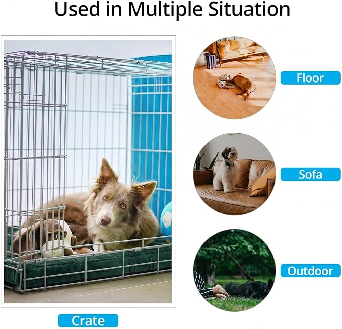 Dog Beds Crate Pad for Small Dogs Fit Metal, Ultra Soft, Washable & Anti-Slip - Image 3