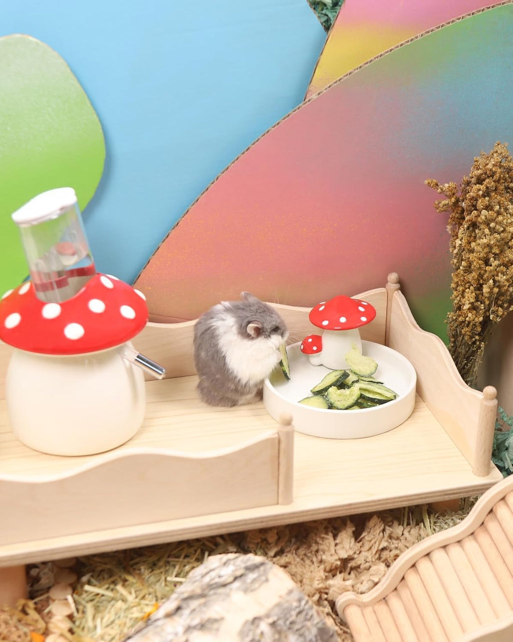 Niteangel Hamster Snack & Treats Toy - Small Animal Natural Treat for Dwarf Syrian Robo Hamsters Gerbils Mice Lemmings Degus or Other Small-Sized Pets