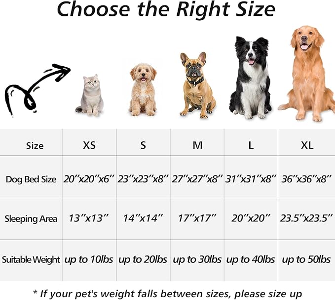 JOLLYVOGUE Calming Dog Beds Large Sized Dog, 36in Donut Washable Large Pet Bed - Image 7