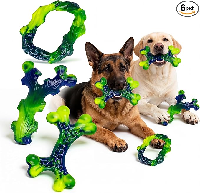 Frienhund 6-Pack Indestructible Dog Toys by Frienhund