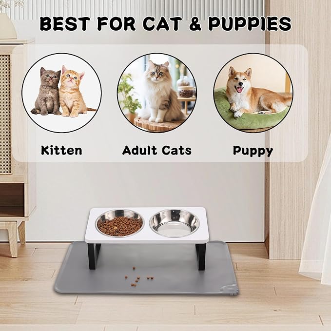 Upgraded Elevated Cat Bowls - Image 6