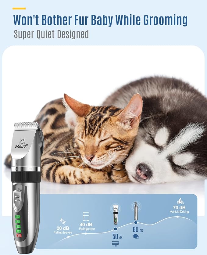 oneisall 2 in 1 Pet Cat & Dog Grooming Kit - Image 2