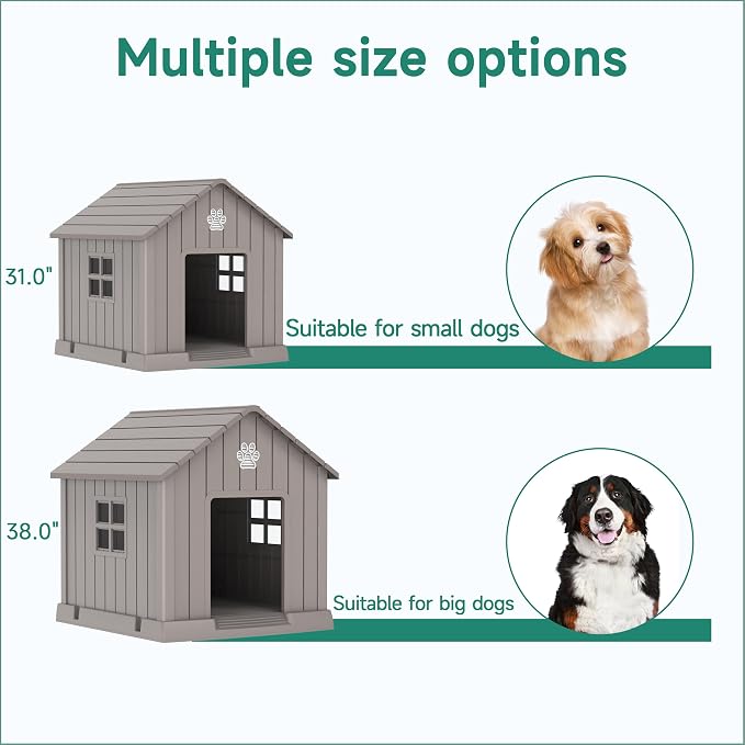 DRATO Dog House Indoor Outdoor for Small to Large Sized Dogs Indoor Outdoor - Image 3