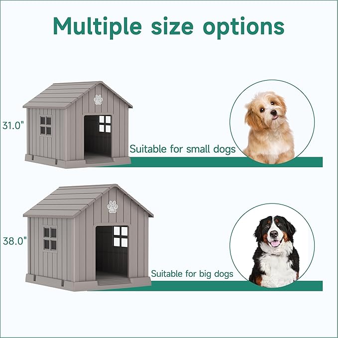 DRATO Dog House Indoor Outdoor for Small to Large Sized Dogs Indoor Outdoor - Image 5